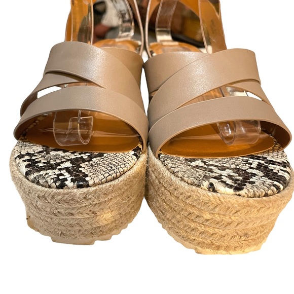 Dolce Vita Varda Ankle Strap Espadrille Platform Wedge Sandals Women's Sz 8.5 - Picture 5 of 13